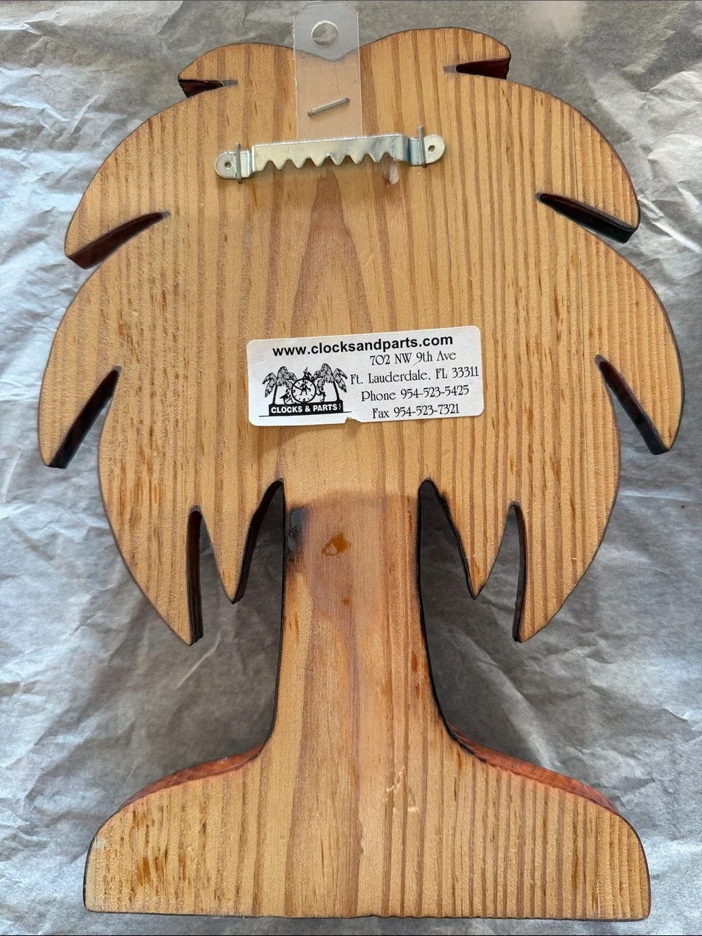 Wall wood Brown Palm Tree Wall Key